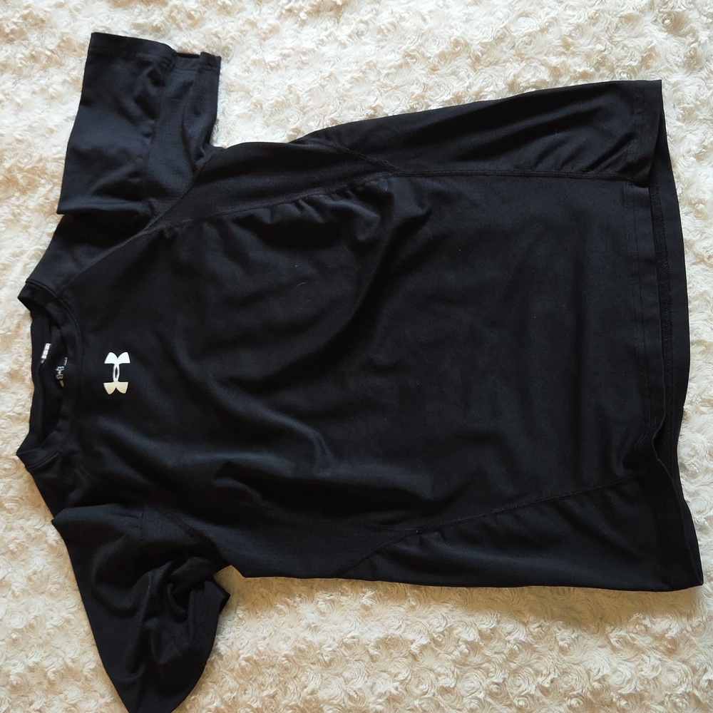 Under Armour Black Short Sleeve Tee Performance Comfort
